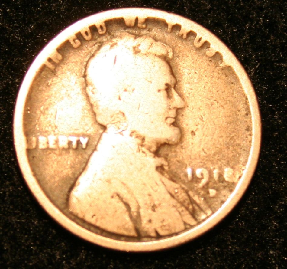 Wearing-Down-A-Pre-Worn-1918-D-Lincoln-Cent!
