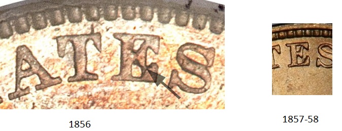 Identifying-Counterfeit-Vs.-Genuine-1856-Flying-Eagle-Cents.