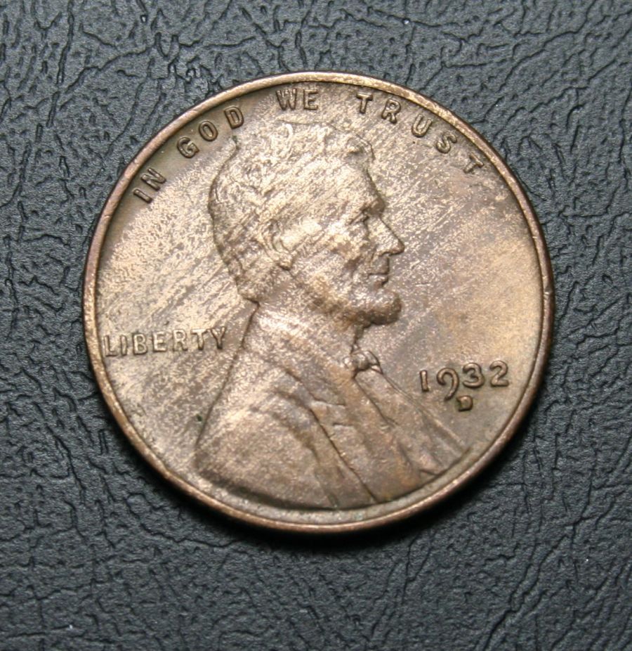 1932-D-Cent-Improper-Mix-Of-Alloy-