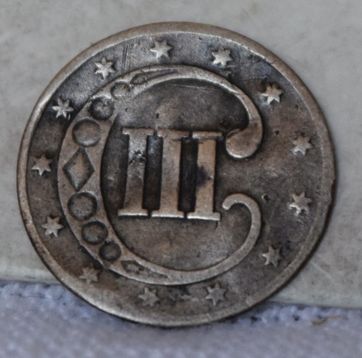1853-Three-Cent---Huge-Lamination-Error?-What-Error-Is-This?