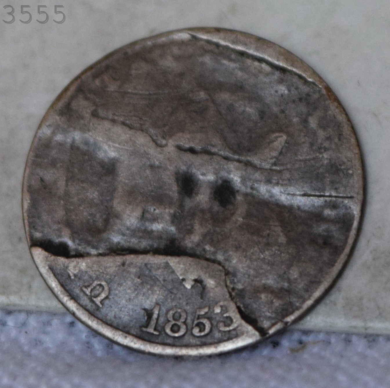 1853-Three-Cent---Huge-Lamination-Error?-What-Error-Is-This?
