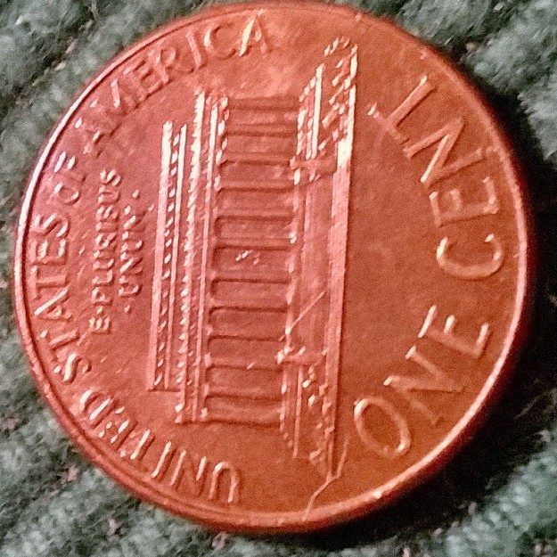 1966-P-Lincoln-Cent-Obverse-Strike-Error?-Image-Over-Liberty