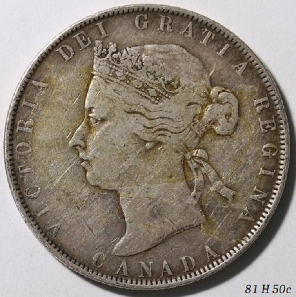 1881-H-Canada-50-Cents-Coin-F15---Obverse-Mark--Opinions-On-Mark?