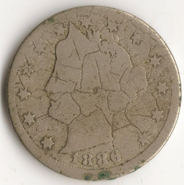 Cracked-Out-1886-Liberty-V-Nickel