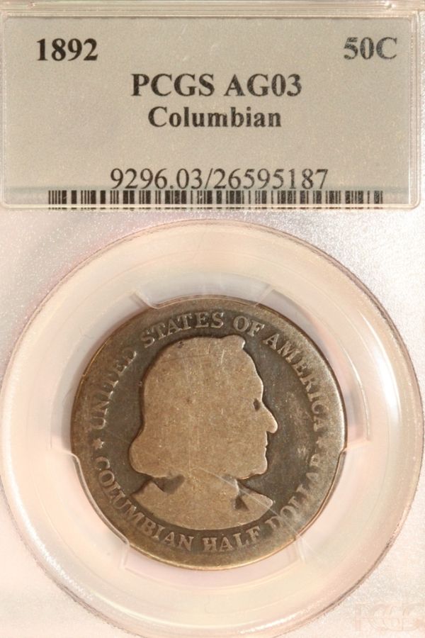 1892-Columbus-PCGS-Ag3