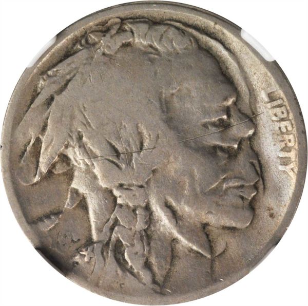 1924-Buff,-Double-Struck,-Rotated-In-Collar,-Fine...
