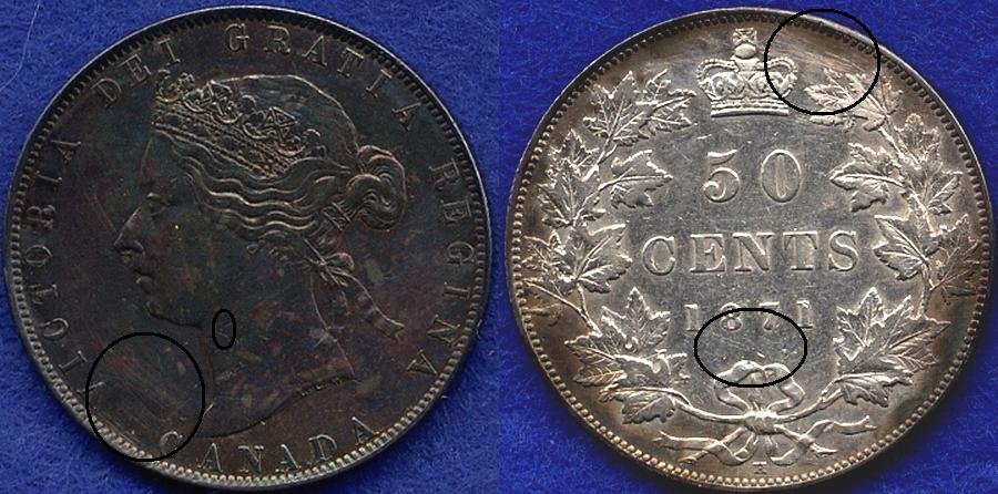 Canada-50-Cent-Pieces-180--71-1900--H-E-L-P...please