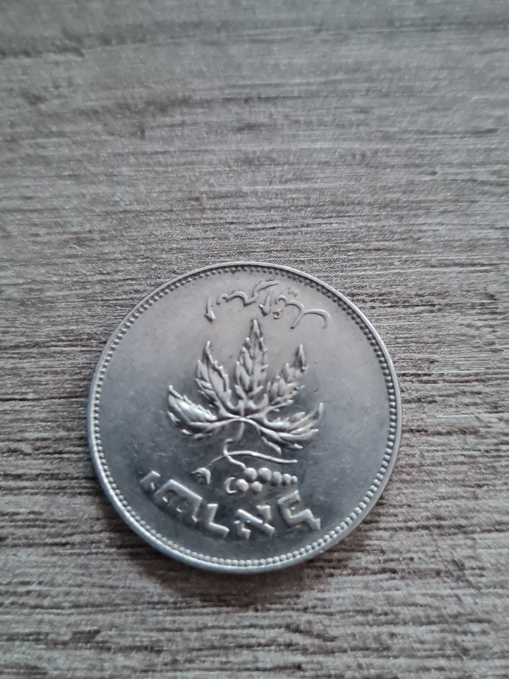 Arabic/Asian-Coin-Identification-Id:-Israel,-50-Prutah