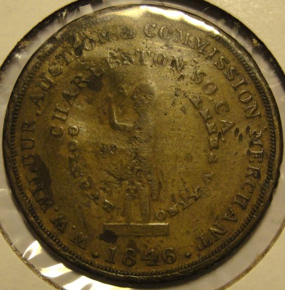 W.w.-Wilbur-Token-Cent---Slave-Auctioneer
