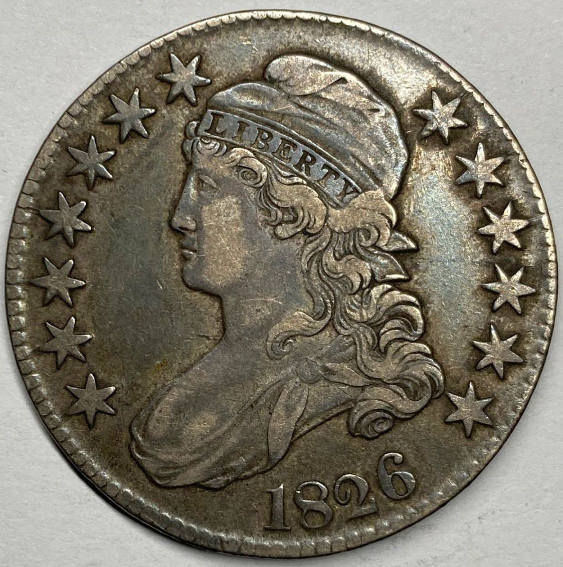 1826-Bust-Half-For-Grading-/-Overton