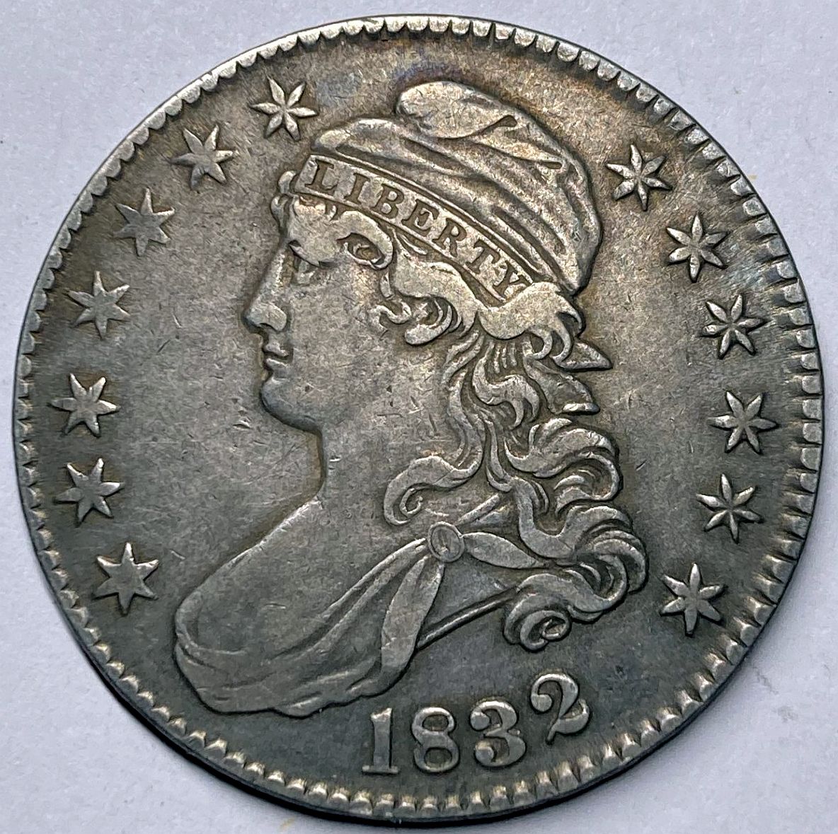 1832-Bust-Half-For-Grading-/-Overton