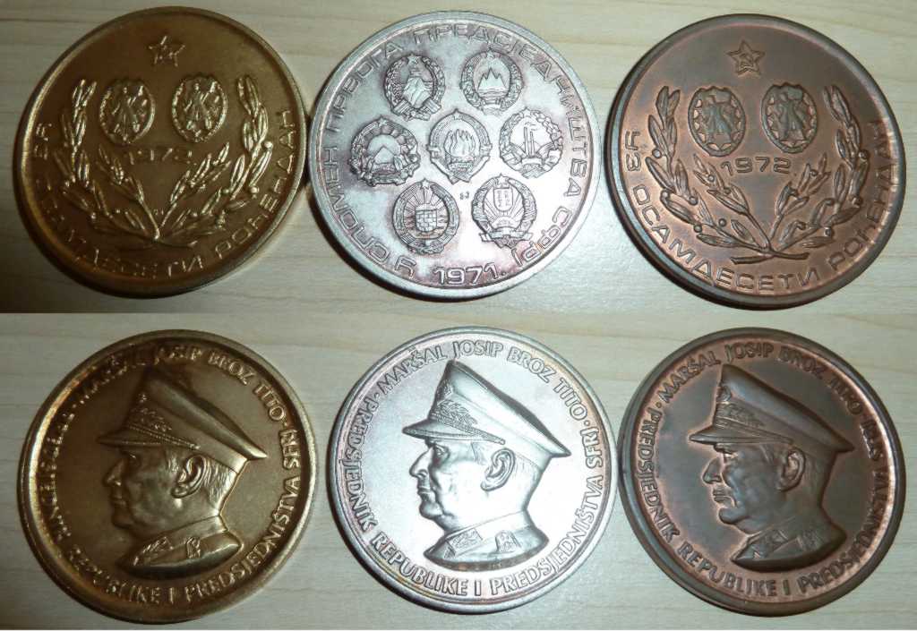 Yugoslavia-Medals/Medallions-Marshall-Josip-Broz-Tito