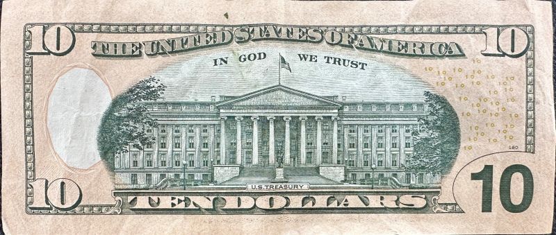 US-Currency-2017A-Ten-Dollar-Ink-And/Or-Solvent-Errors?