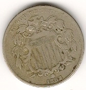 1883/2-Sheild-Nickel