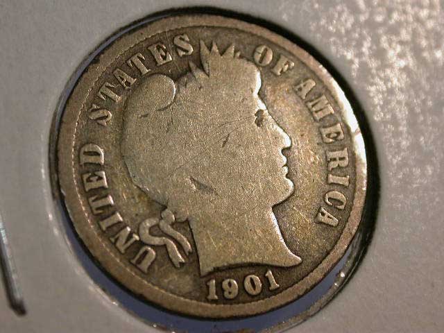1901-S-Barber-Dime