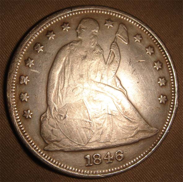 1846-Seat-Liberty-Dollar,-How-Much-It-Is-Worth-&-What-Grade?