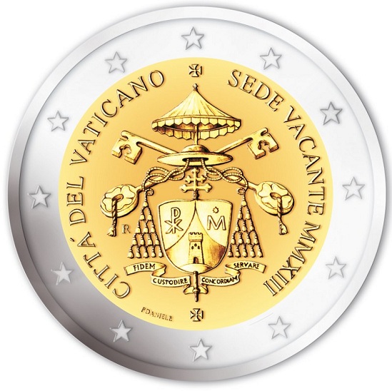 New-2-Eurocoins-June-2013-Vatican,-Italy,-France,-Portugal