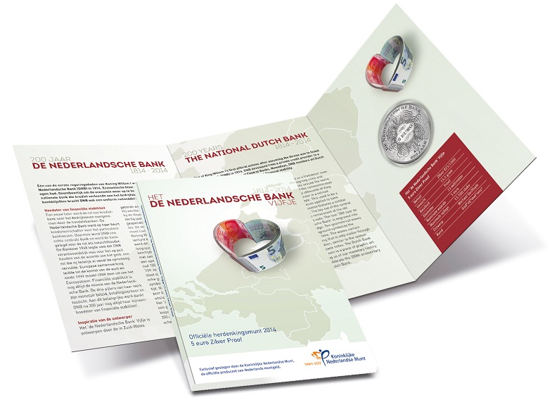 Netherlands-5-And-10-Euro-2014-'200-Years-Dutch-Banking'