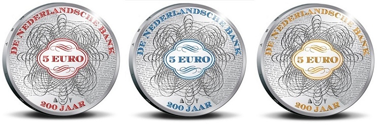 Netherlands-5-And-10-Euro-2014-'200-Years-Dutch-Banking'