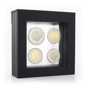 The-Netherlands:-2-Eurocoin-2014-'Doubleportrait'