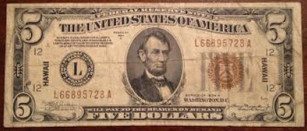 Graded-$5-Hawaii-Notes