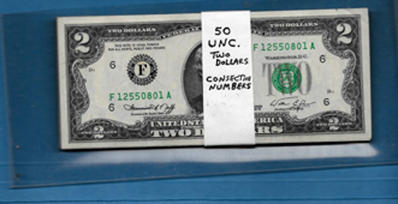 50-1976--Uncirculated-Consecutively-Numbered-$2.00-Bills