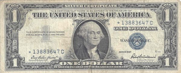 1957-Silver-Certificate-Star-Note