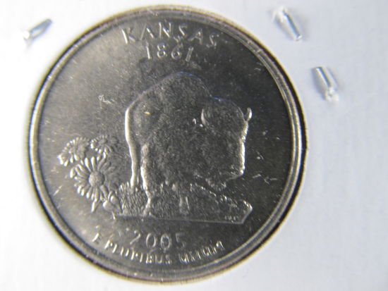 2005-P-Quarter,-Shadow-Around-Washington's-Face-And-Around-The-Buffalo
