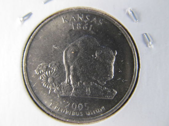 2005-P-Quarter,-Shadow-Around-Washington's-Face-And-Around-The-Buffalo