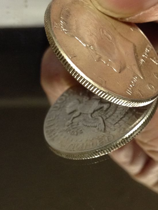 1964-Kennedy-Half-With-Slight-Rotation