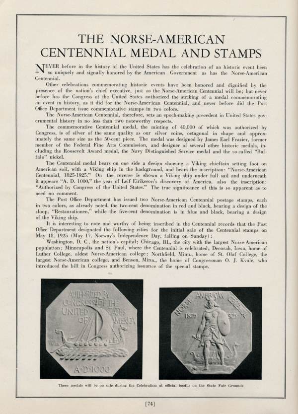 Commems-Collection-Classic:-1925-Norse-American-Centennial