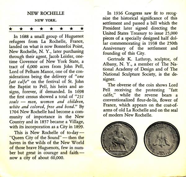 Commems-Collection-Classic:-1938-New-Rochelle-New-York-250th-Anniversary---Revisited