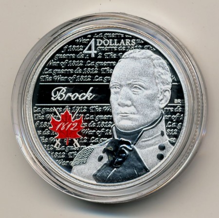 Sir-Isaac-Brock-$4-Fine-Silver-Commemorative
