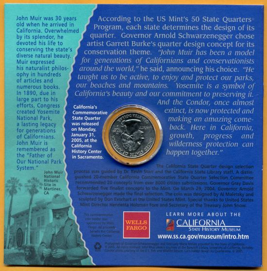 Commems-Collection-Modern:-2005-California-Statehood-Quarter