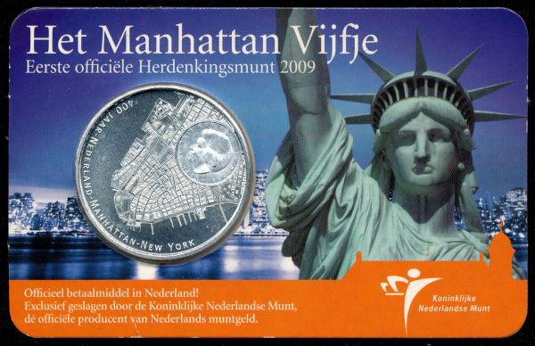 Commems-Collection-Modern:-2009-Henry-Hudson-And-Manhattan-Island