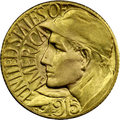 Commems-Collection-Classic:-1915-Panama-Pacific-International-Exposition---Gold-Dollar