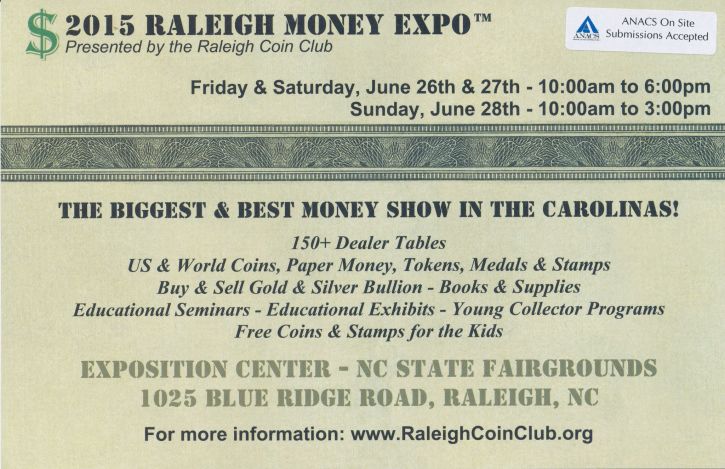 42nd-Annual-Raleigh-Money-Expo-Tm---June-26-28,-2015