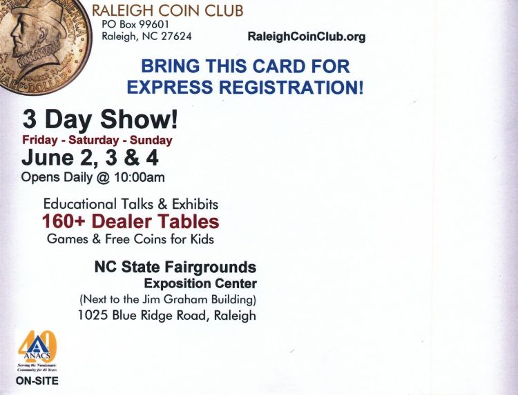 2017-Raleigh-Money-ExpoTm---June-2-4,-2017---Raleigh,-NC