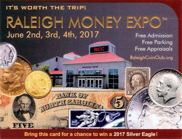 2017-Raleigh-Money-ExpoTm---June-2-4,-2017---Raleigh,-NC