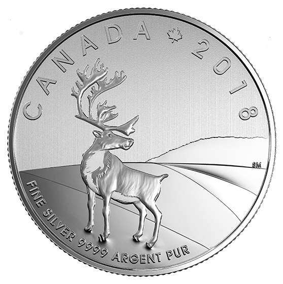 2018-$3-Silver-Caribou-Coin