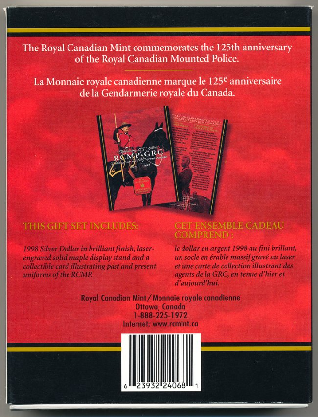Silver-Dollar-Derivatives---Part-VIII:-1998-RCMP-125th-Anniversary-Gift-Set