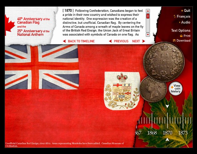 Silver-Dollar-Derivatives-Part-X:-2005-Canada's-Flag-Coin-And-Cd-Rom-Set