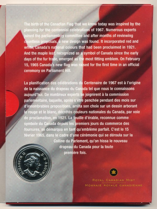 Silver-Dollar-Derivatives-Part-X:-2005-Canada's-Flag-Coin-And-Cd-Rom-Set