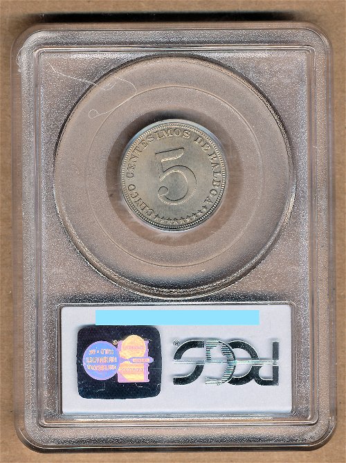1932-Panama-Five-Centésimos