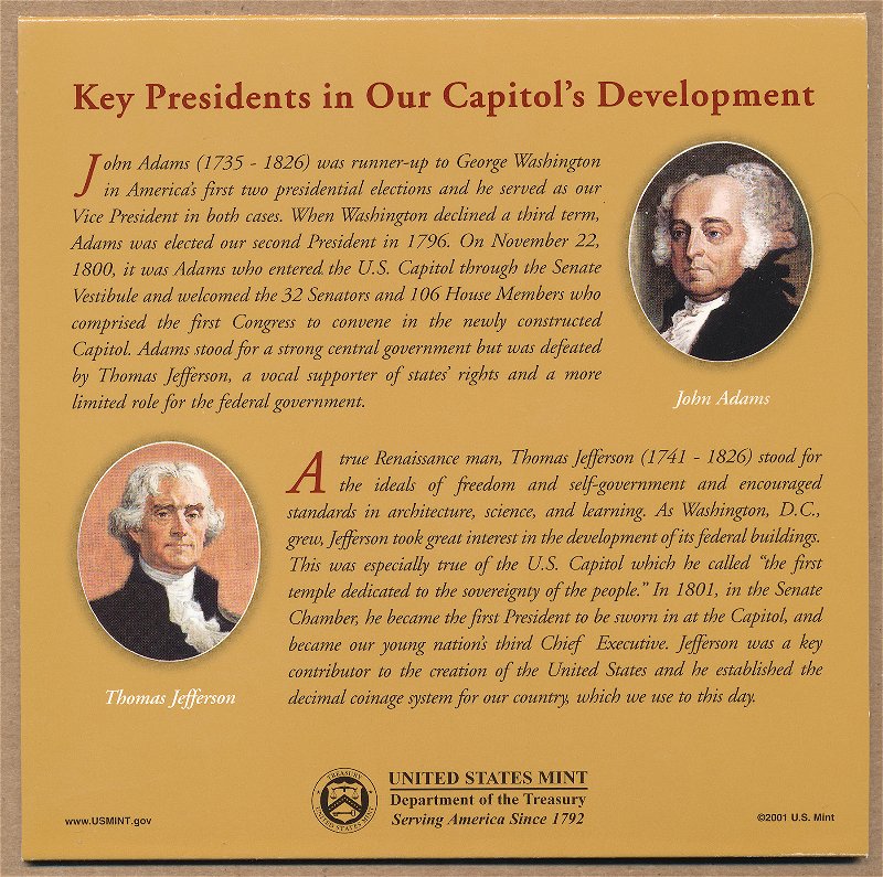 Commems-Collection-Modern:-2001-US-Capitol-Visitor-Center-Collector's-Set