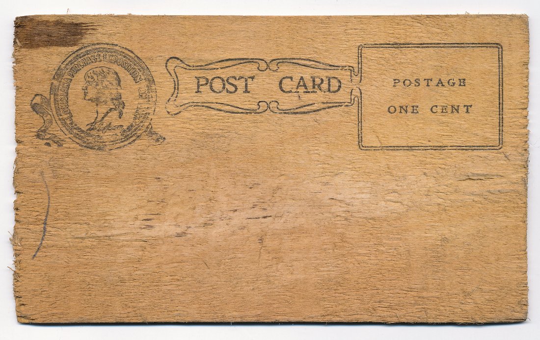 Commems-Collection-Classic:-1903/04-Louisiana-Purchase-Wooden-Ephemera