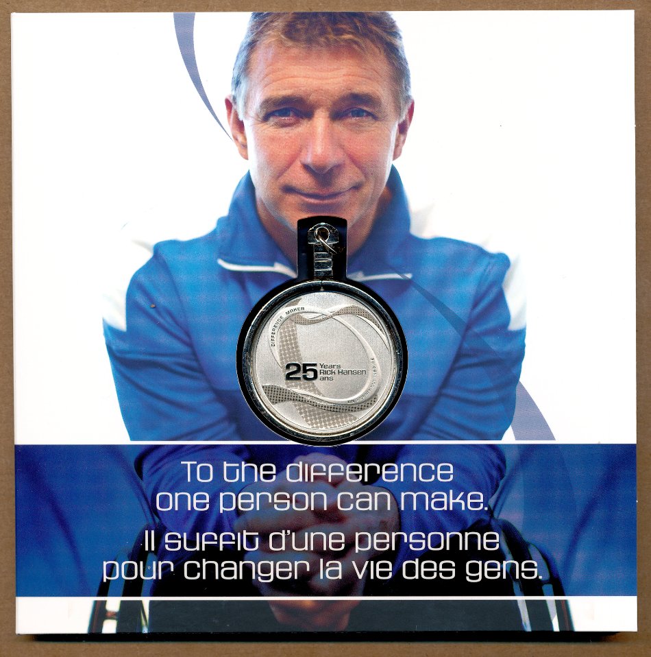 Commems-Collection-Canadian:-2011-Rick-Hansen-25th-Anniversary-Relay-Medallion