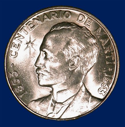 Commems-Collection-Medals:-1953-Jose-Marti-Birth-Centennial
