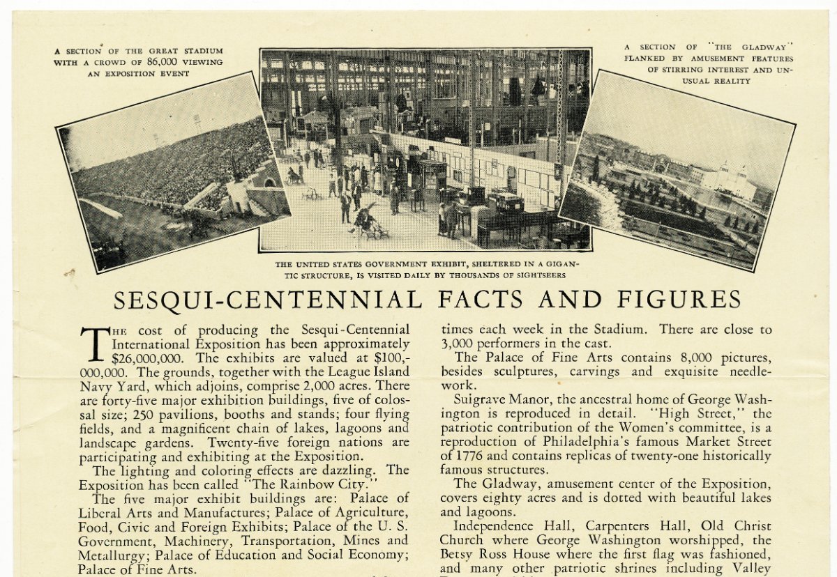 Commems-Collection-Classic:-1926-American-Independence-Sesquicentennial-Ephemera