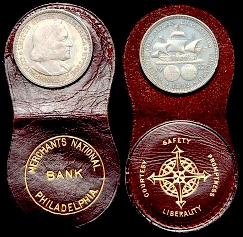 Commems-Collection-Classic:-1892-93-World's-Columbian-Exposition---Leather-Pouch